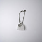 Uni-sac Quartz Bag Charm Silver