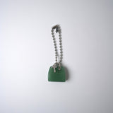 Uni-sac Green Aventurine Bag Charm Silver