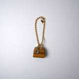 Uni-sac Tiger's Eye Bag Charm Gold