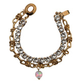 Opulent Bi-Strand Bracelet Gold