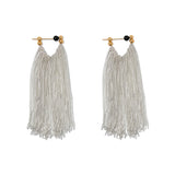 Tassle Dazzle Earrings Long