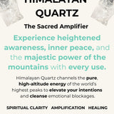 GOTTA MANIFEST NECKLACE | Himalayan Quartz & Brazilian Rectangular Facet Clear Quartz