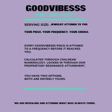 EVERY GOODVIBESSS PIECE IS ATTUNED TO A FREQUENCY BEFORE IT REACHES YOU.