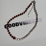 Special Tibetan Blessed Edition Necklace - Brazilian Clear Quartz & Red Agate