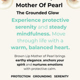 DIAL UP CALM PHONE CHARM | Mother Of Pearl & Brown Lip MOP