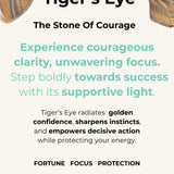 CALL ME LUCKY Phone Charm | Tiger's Eye with Swarovski crystals - GENDER FLUID