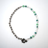 Brilliant-Naire Chain Necklace Green