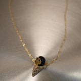 GVlato Black Agate Necklace