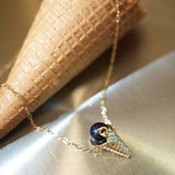 GVlato Blue Sandstone Necklace