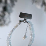 Snowman Quartz Phone Charm