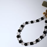 Black Agate Phone Charm