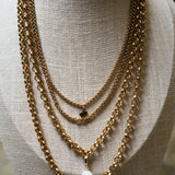 Timeless Tiers 4-layer Necklace With Mother Of Pearl