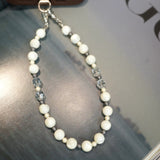 Pearl O'Clock Phone Charm With Mother Of Pearl