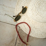 Kaia Necklace - Red Agate