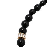 Electra Necklace Gold with Black Agate