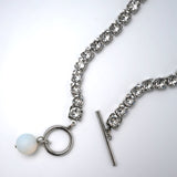 Bling You Up Necklace with Blue Moonstone