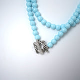 Collier de sucette bleu