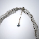 Beadtiful Twisted Necklace With Tassles & Quartz