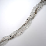 Beadtiful Twisted Necklace With Tassles & Quartz