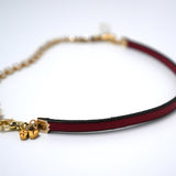 Glow -Getter Bold Choker Red