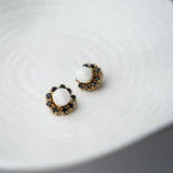 GV Vintage Clip On Earrings White