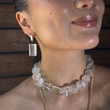 GOTTA MANIFEST NECKLACE | Himalayan Quartz & Brazilian Rectangular Facet Clear Quartz