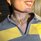 MORE IS MORE NECKLACE | Brazilian Citrine nuggets