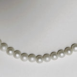 AMP UP YOUR VIBE NECKLACE | Brazilian Polished varied oval shaped Milky Quartz & Japanese matte white pearls