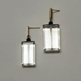 AMP UP YOUR VIBE EARRINGS | Non Identical Brazilian Clear Quartz