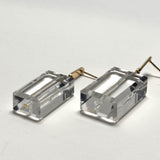 AMP UP YOUR VIBE EARRINGS | Non Identical Brazilian Clear Quartz