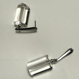 AMP UP YOUR VIBE EARRINGS | Cylinder Brazilian Clear Quartz