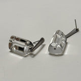 AMP UP YOUR VIBE EARRINGS | Cylinder Brazilian Clear Quartz