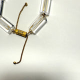 AMP UP YOUR VIBE BRACELET | Brazilian Oblong Clear Quartz