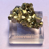 Pyrite Cluster Specimen With Natural Sphalerite Accents