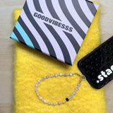 CALL ME LOVED Phone Charm | Kunzite & Brown Lip MOP