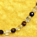 CALL ME LUCKY Phone Charm | Tiger's Eye with Swarovski crystals - GENDER FLUID