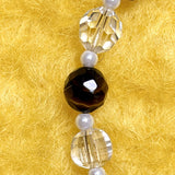 CALL ME LUCKY Phone Charm | Tiger's Eye with Swarovski crystals - GENDER FLUID