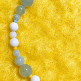 CALL ME HAPPY Phone Charm | Aquamarine & White Coral