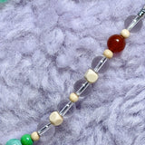THE LUCKY TRIO Phone Charm | Clear Quartz, Jade & Red Agate