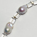 *BESPOKE COLLECTION* - AMP YOUR VIBE NECKLACE |  Brazilian Cylinder Quartz & Fresh Water Pearls