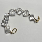 AMP UP YOUR VIBE BRACELET | Cushion Faceted Brazilian Clear Quartz