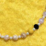 CALL ME LOVED Phone Charm | Kunzite & Brown Lip MOP