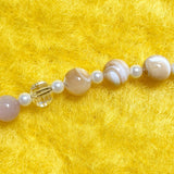 CALL ME LOVED Phone Charm | Kunzite & Brown Lip MOP