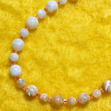 DIAL UP CALM PHONE CHARM | Mother Of Pearl & Brown Lip MOP