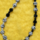 CALL ME JOYFUL Phone Charm | Dalmatian Jasper & Black Agate -  GENDER FLUID