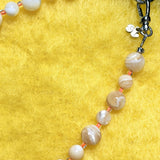 DIAL UP CALM PHONE CHARM | Mother Of Pearl & Brown Lip MOP