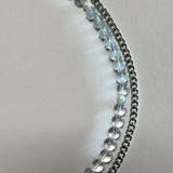 AMP UP YOUR VIBE NECKLACE | Brazilian Round Sphere Clear Quartz & Mini Japanese Matte Pearls